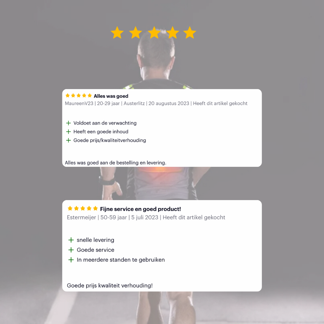 Hardloopvest met Verlichting