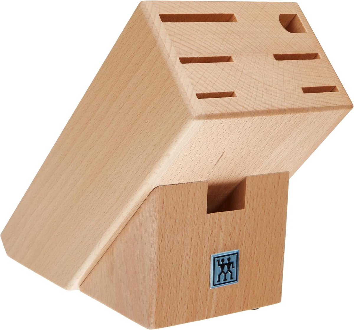 "Messenblok naturel van Zwilling 35149400 - houten messenhouder"