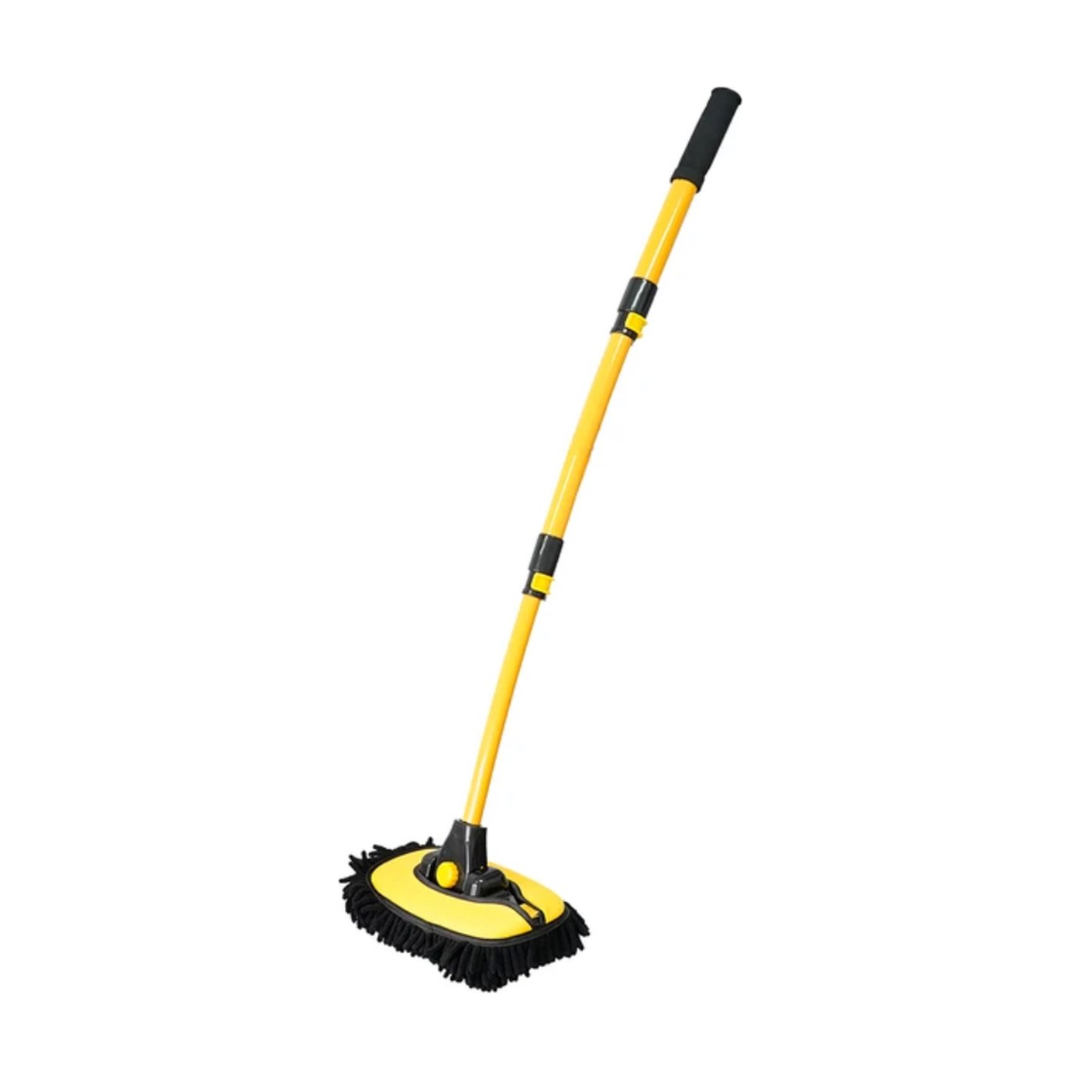 Autowasborstel – Anti-Kras Microvezel – Telescoopsteel – Geel