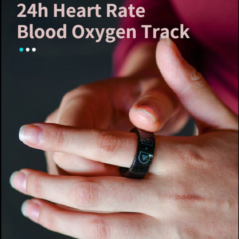 Slimme Ring - Hartslag & Bloedzuurstof Monitoring - Bluetooth Verbinding