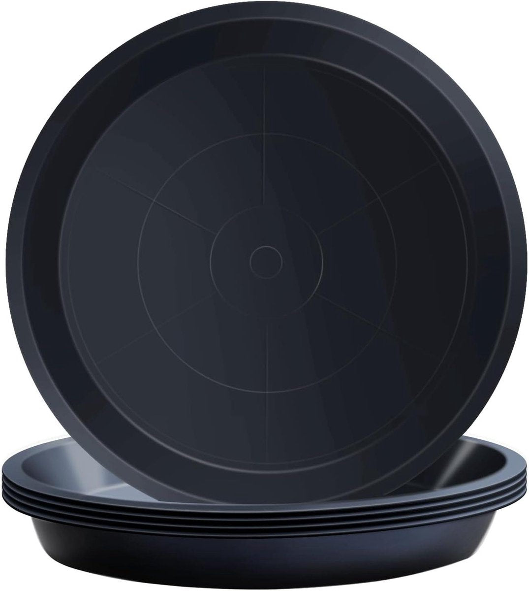 Zwarte plantenpotschotels - Set van 5 stuks - 32 cm - Geschikt voor plantenpot tot 30 cm