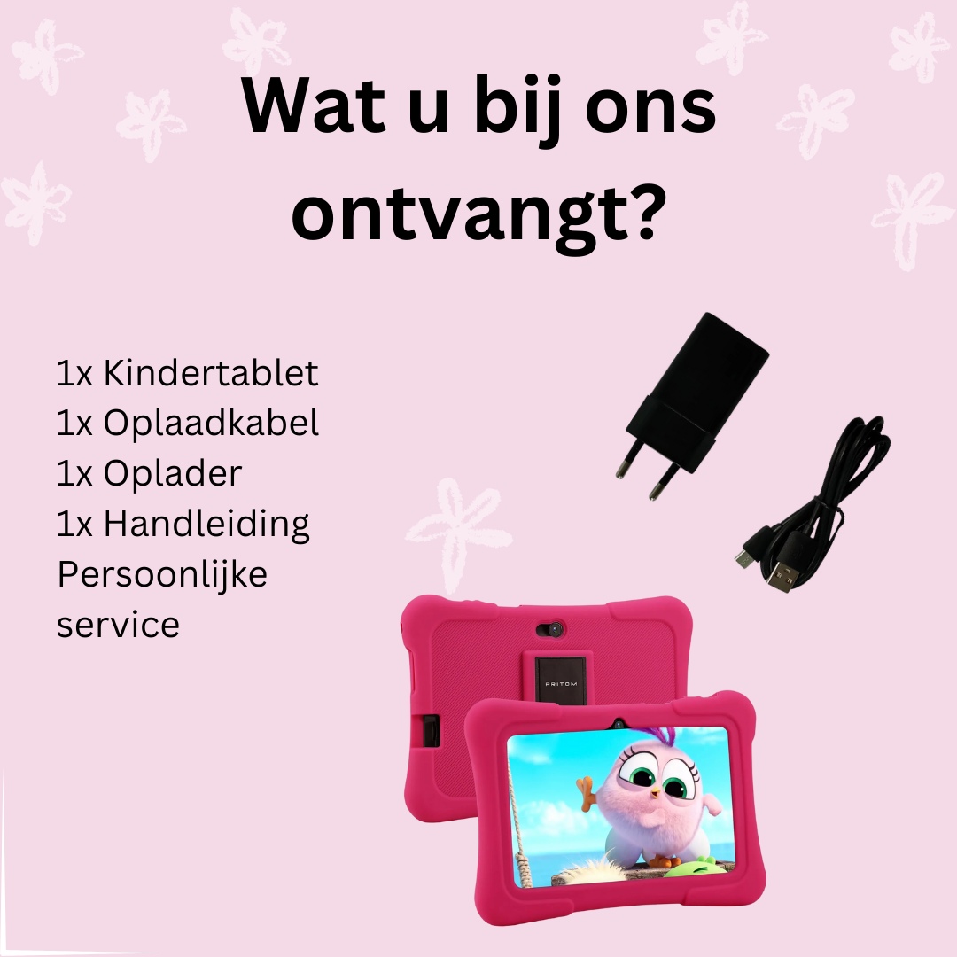 Kindertablet Roze