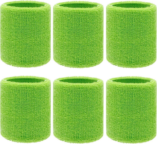 Zweetbanden voor Kinderen - Set van 6 Absorberende Zachte Katoenen Sportbanden voor Voetbal, Basketb