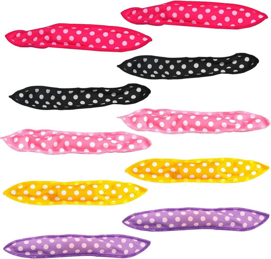 - 10 stuks Flexibele Zachte Kussen-Krulspelden- Kussensponsrollers voor Nachtelijk Gebruik- Spons-Ha