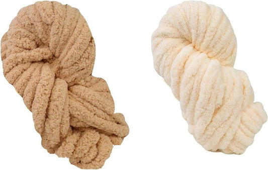 - 2 Stuks Tapijt Handbreien Haakgaren Polyestergaren- Zacht Breigaren: Ontdek het Plezier van Breien