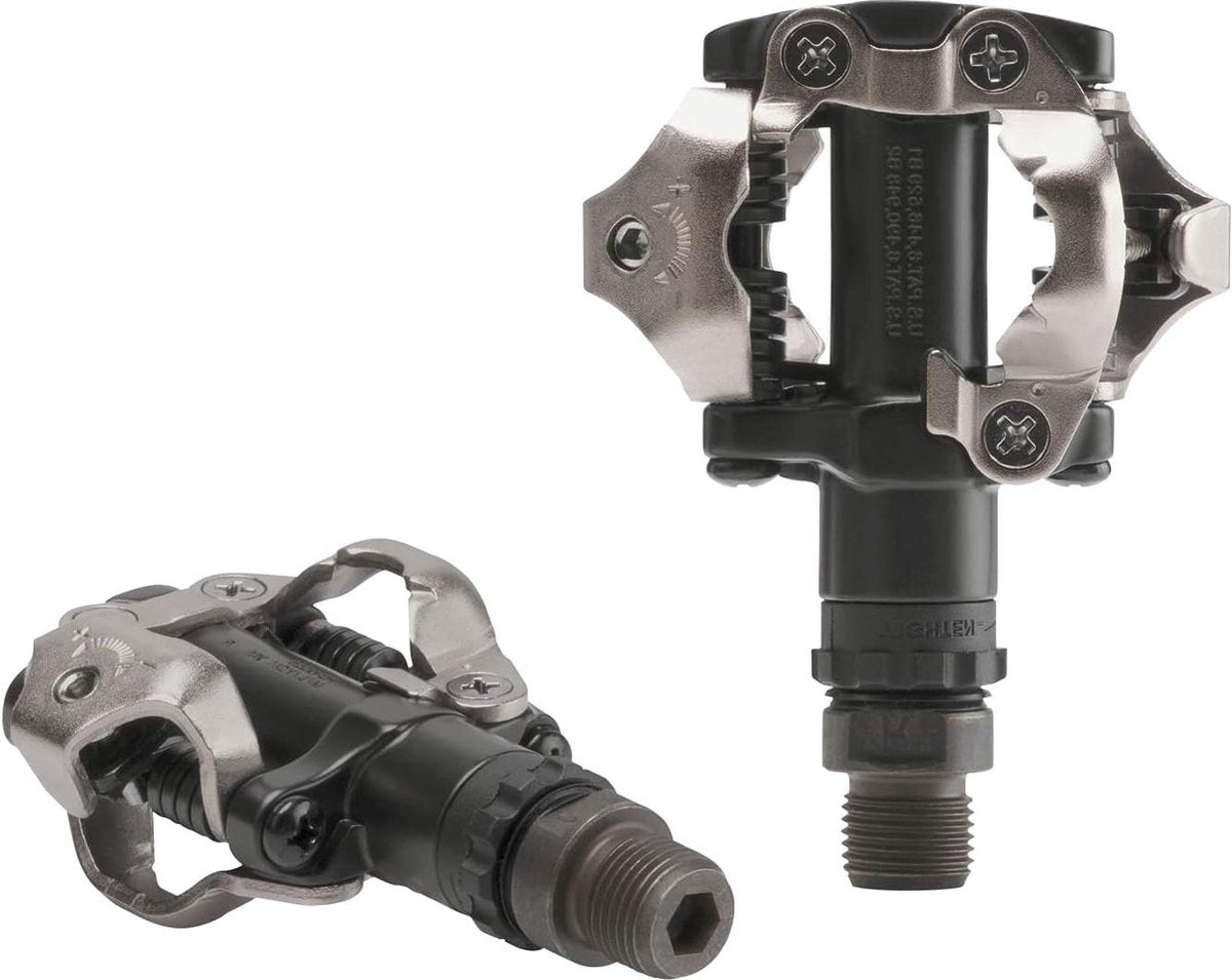 Zwarte SPD MTB-pedalen M520 - Duurzaam en betrouwbaar