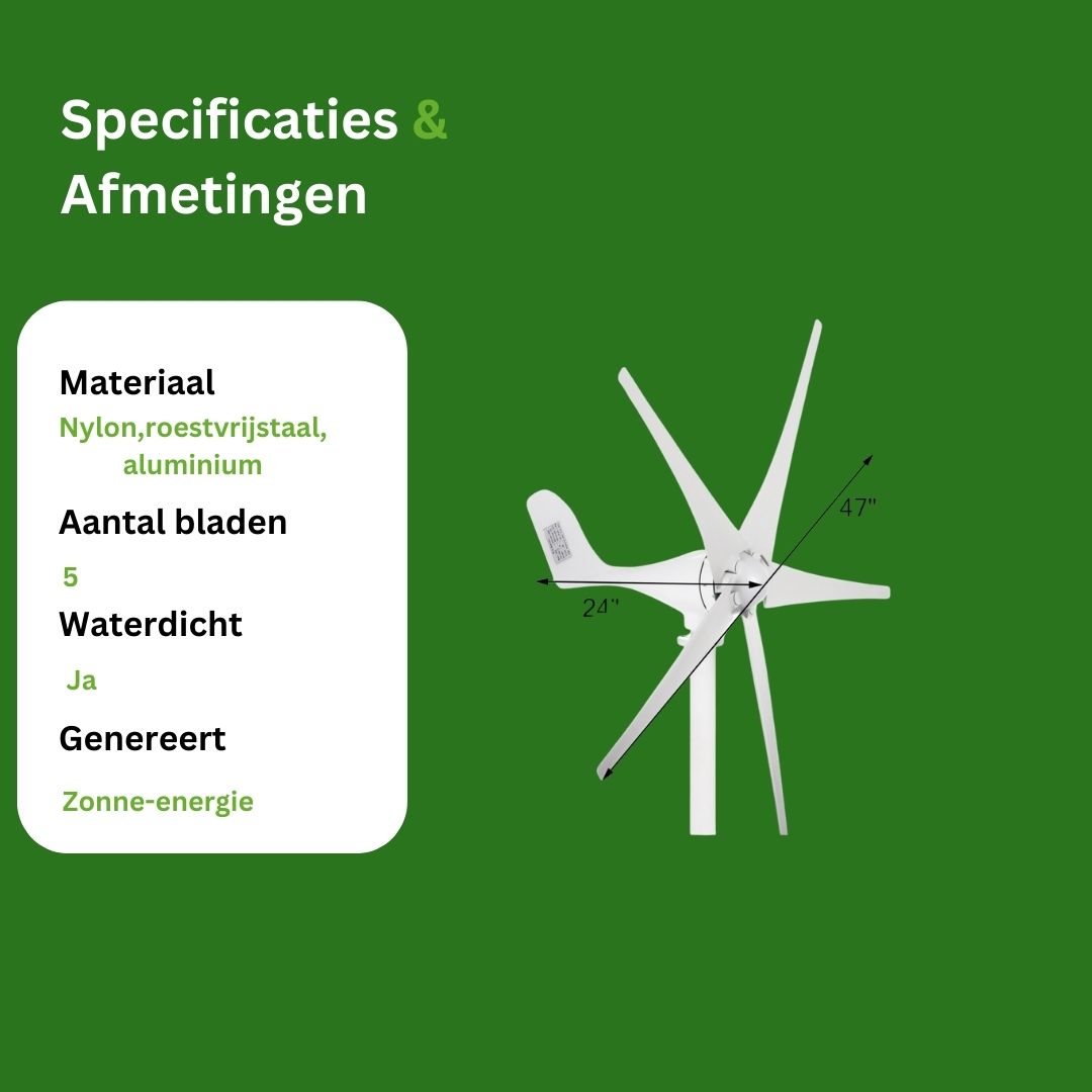 Windturbine 500W