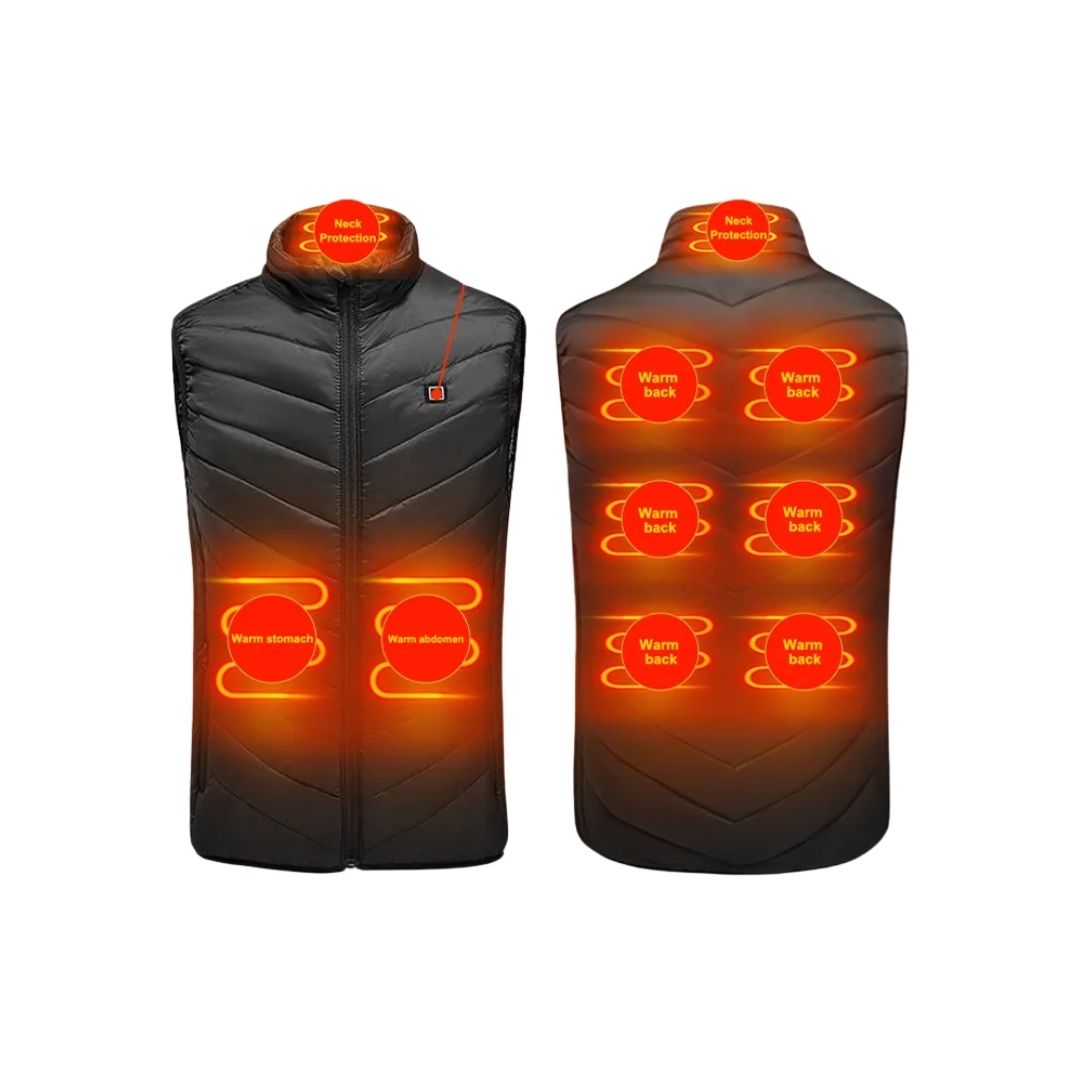 Verwarmde Bodywarmer M