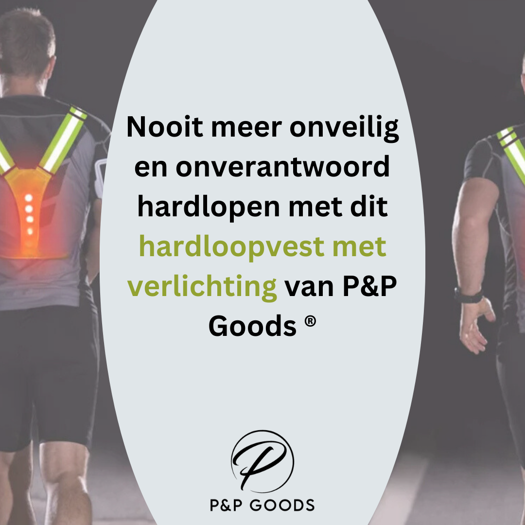 Hardloopvest met Verlichting