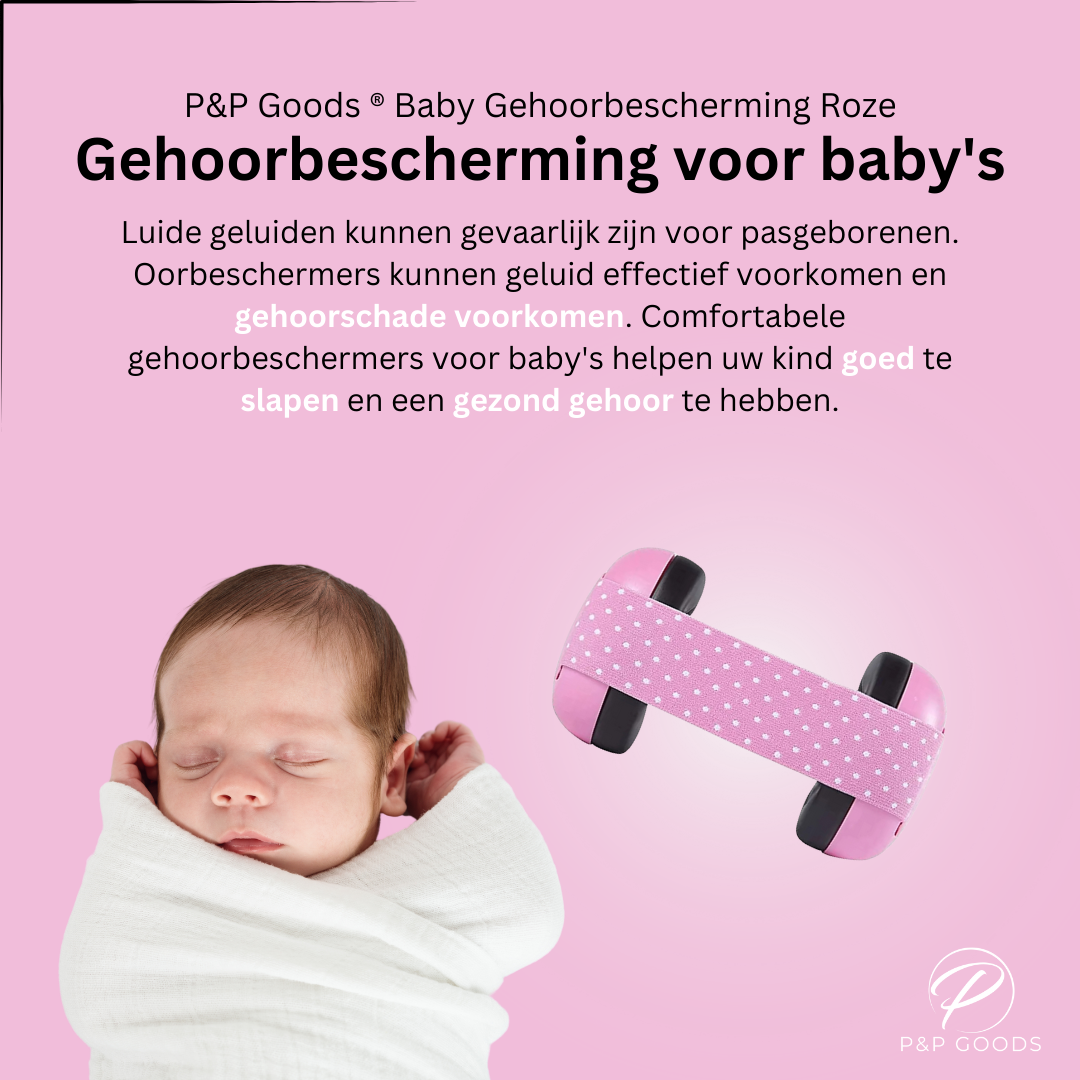 Gehoorbescherming Baby Roze