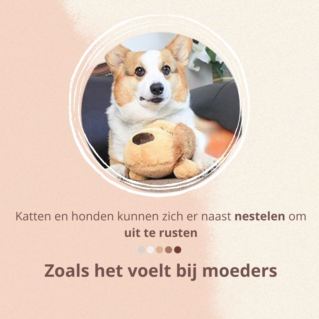 Knuffel Hond met Hartslag