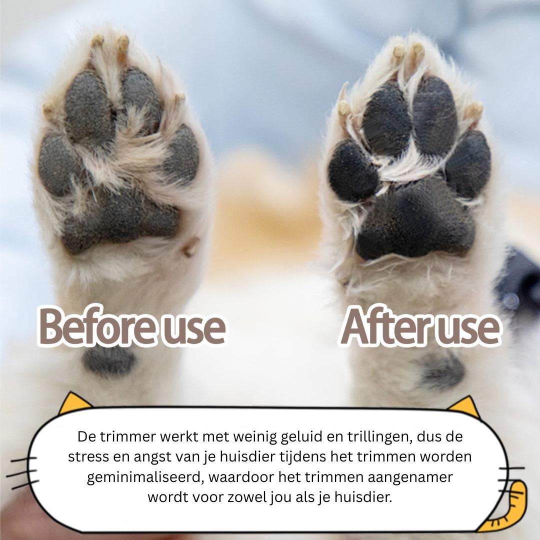 Hondenpoottrimmer - Oplaadbare & Waterdichte Hondentondeuse