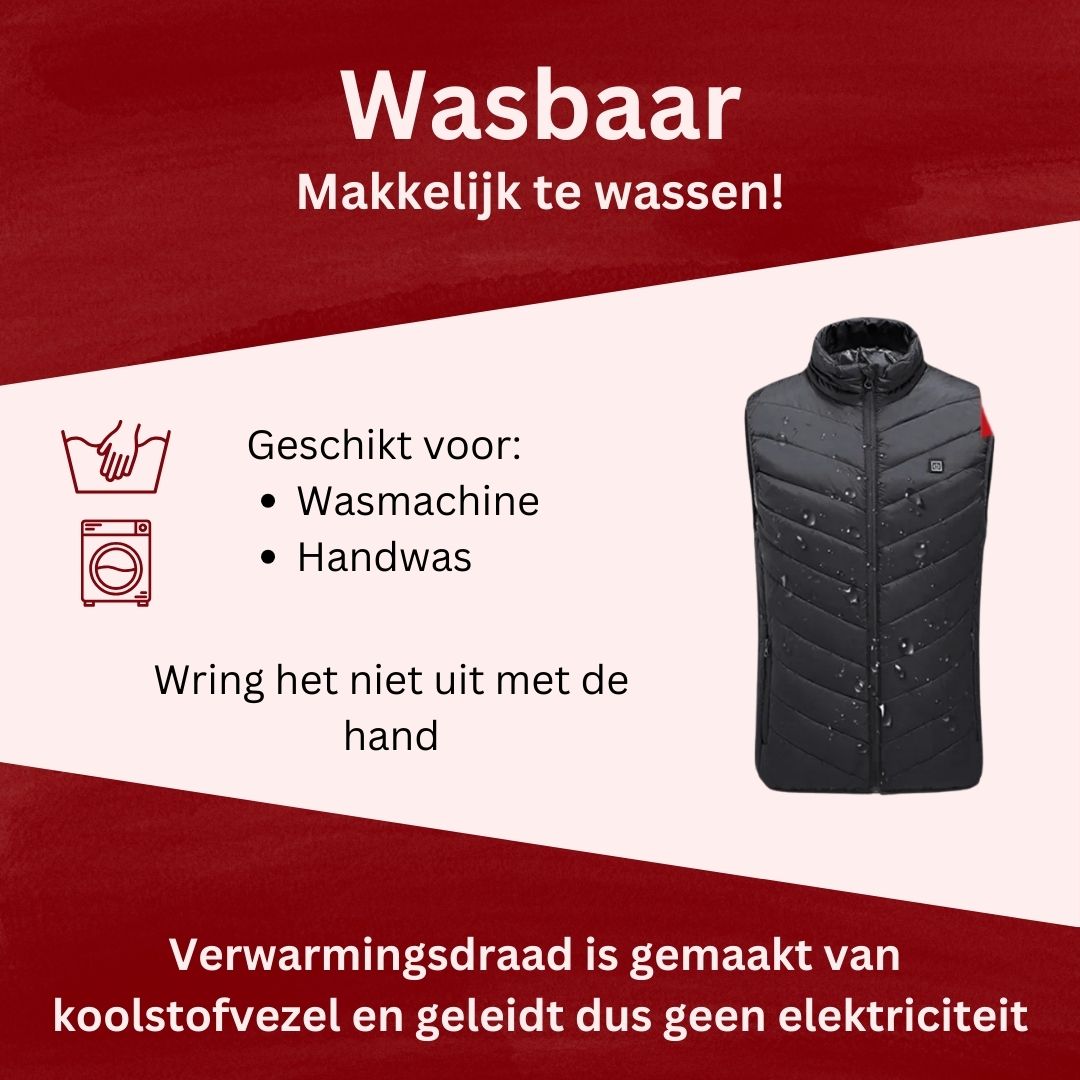 Elektrische Bodywarmer met Powerbank - M