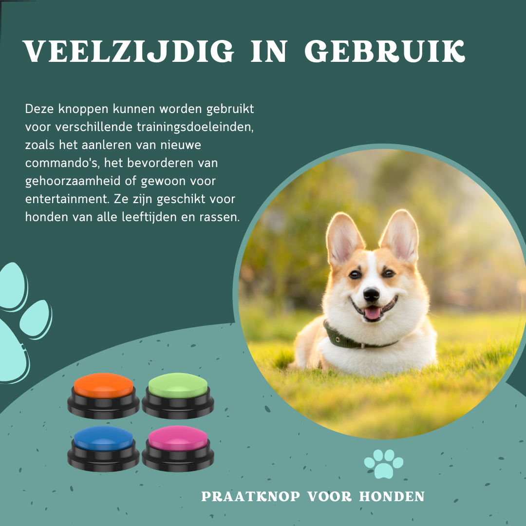 Praatknop voor Honden