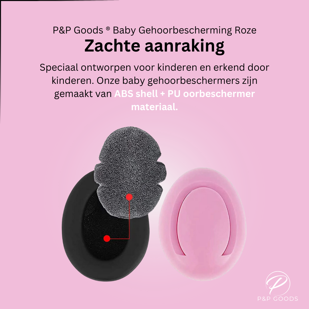 Gehoorbescherming Baby Roze