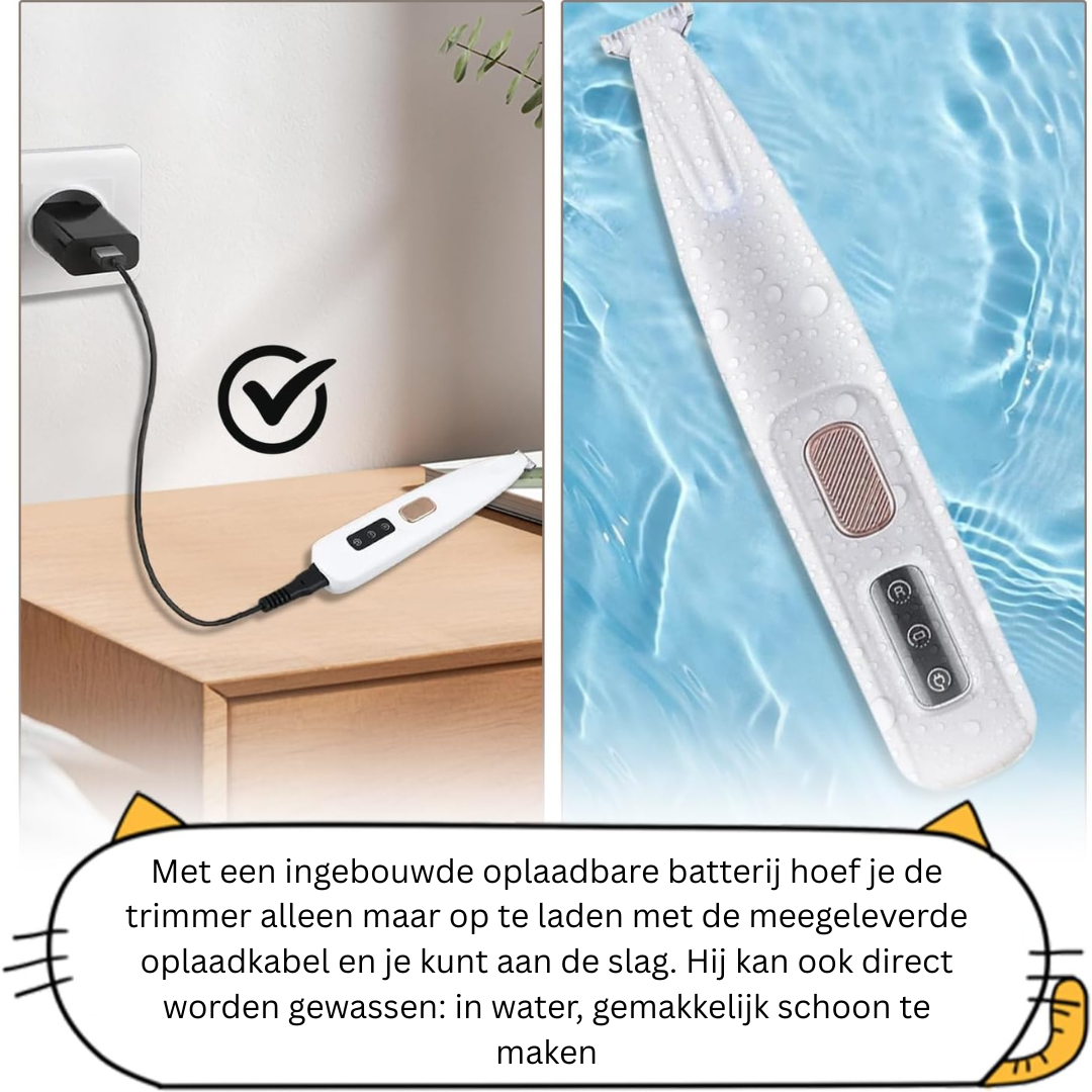 Hondenpoottrimmer - Oplaadbare & Waterdichte Hondentondeuse