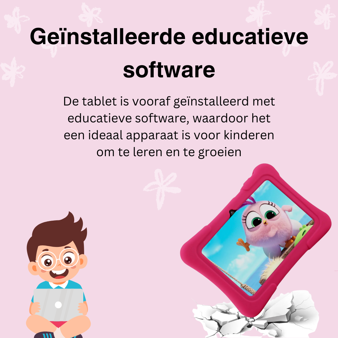 Kindertablet Roze