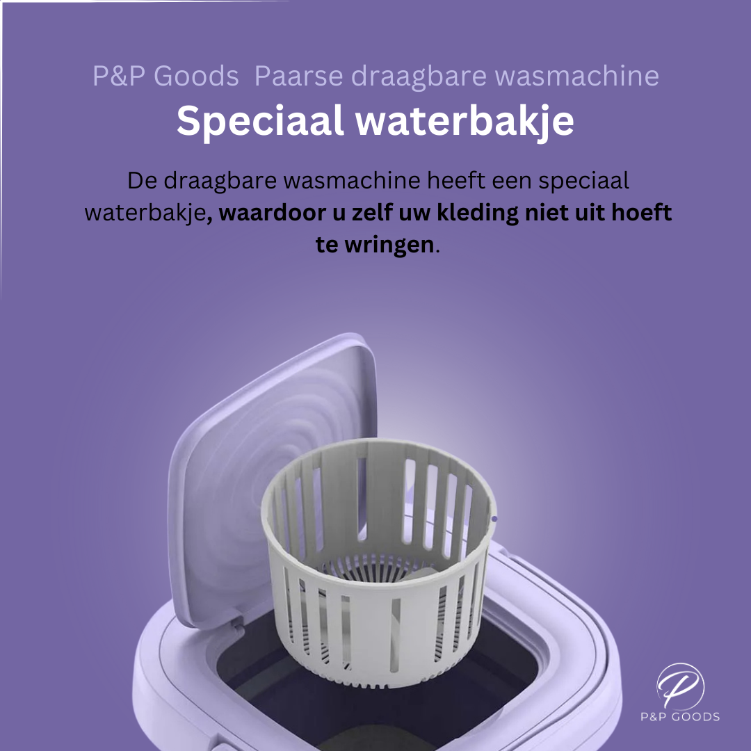 Mini Wasmachine Paars