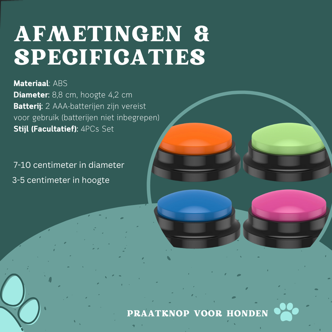 Praatknop voor Honden