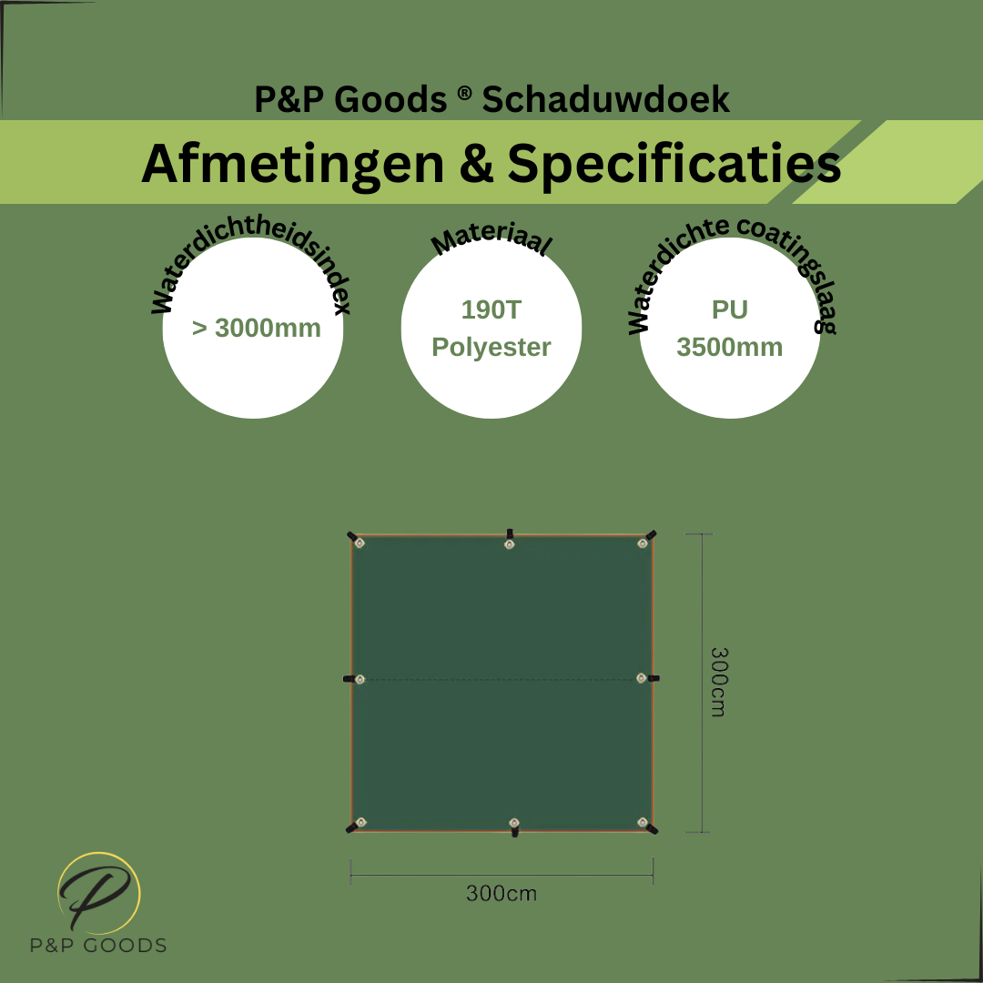 Schaduwdoek Groen
