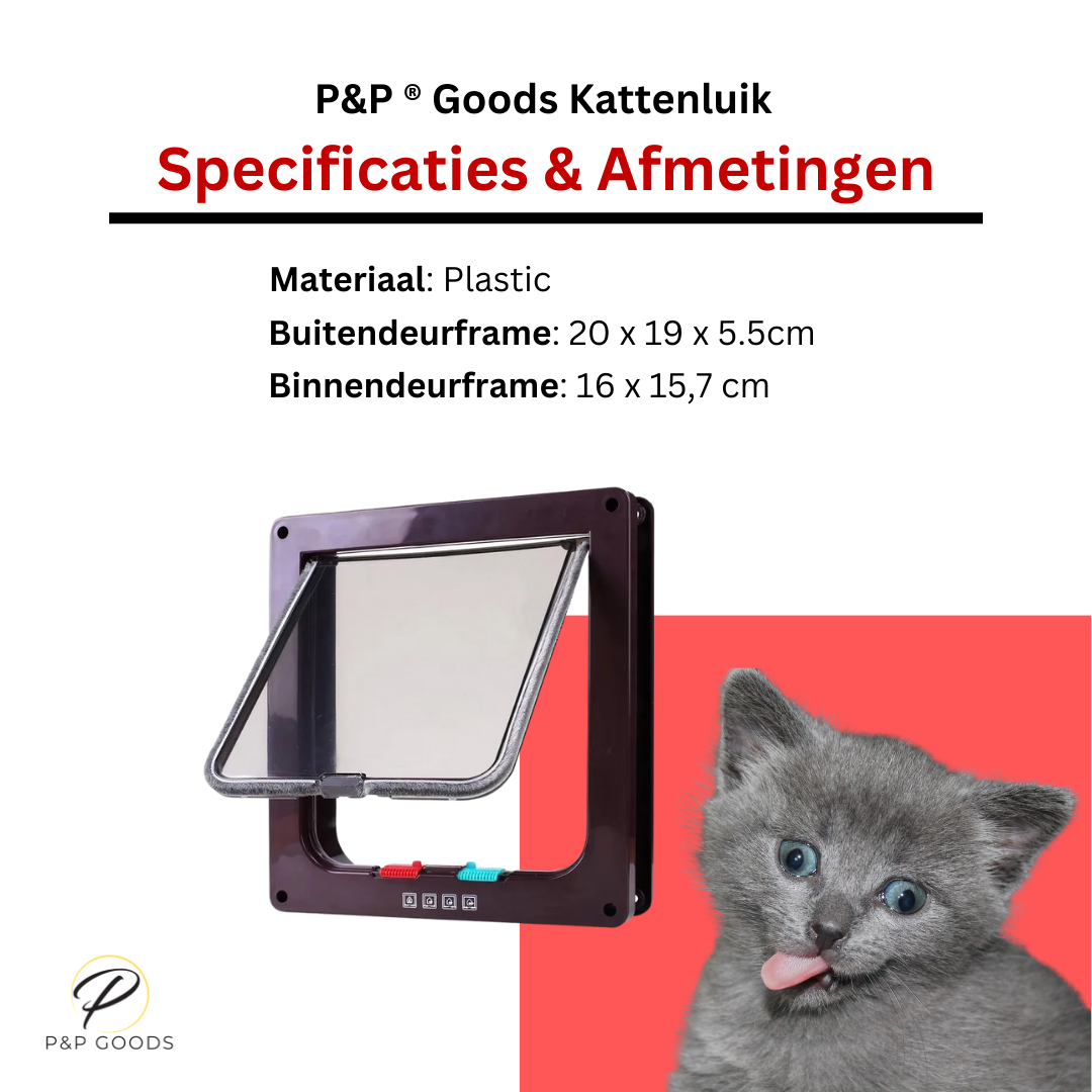 Kattenluik met Microchip