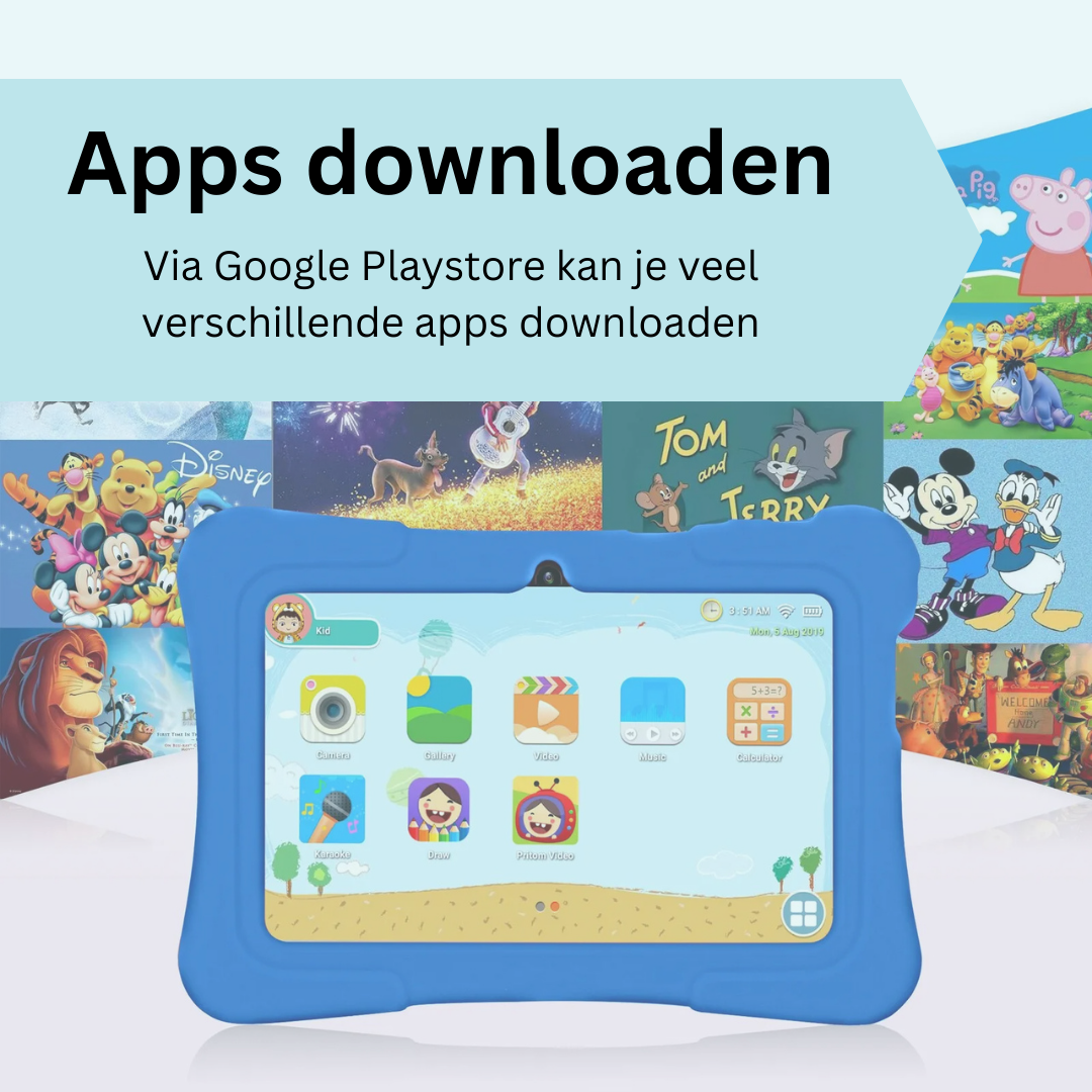 Kindertablet Blauw