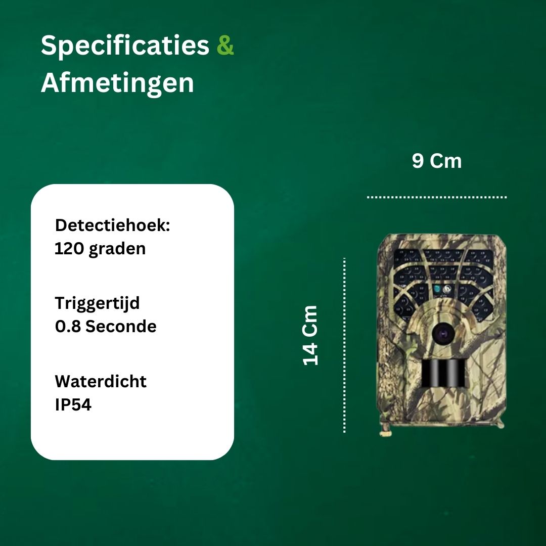 Wildcamera met nachtzicht