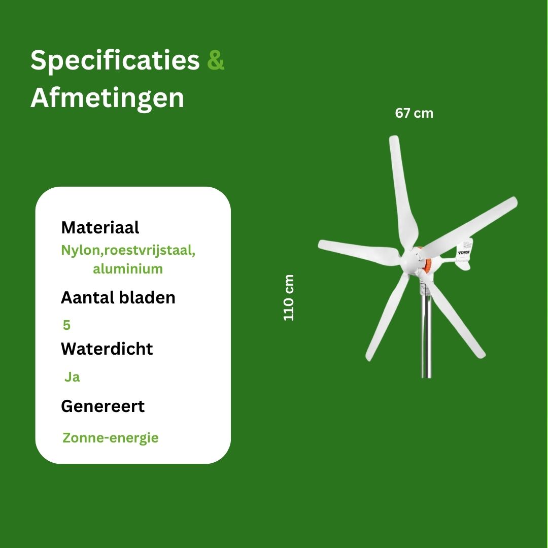 Windturbine 500W