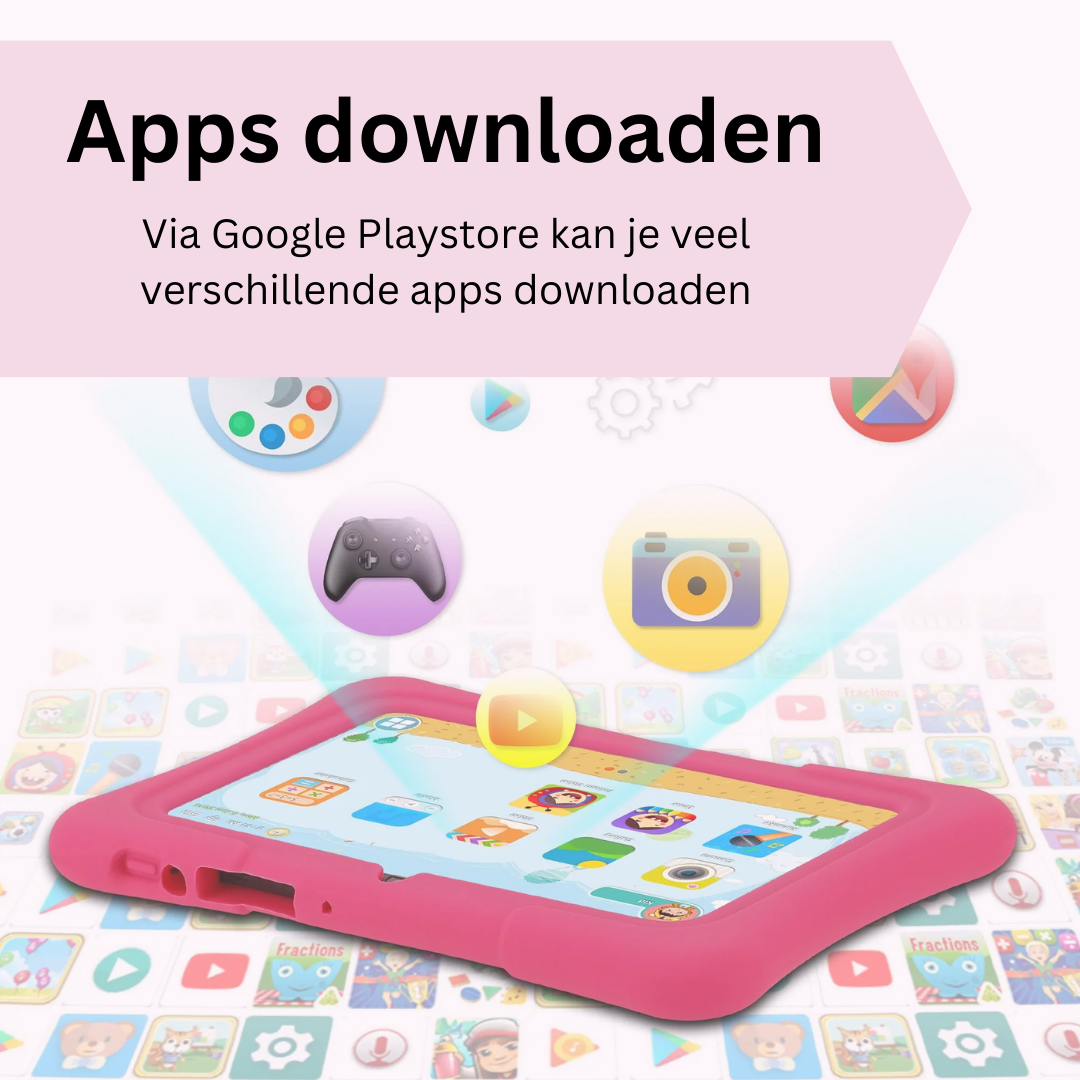 Kindertablet Roze