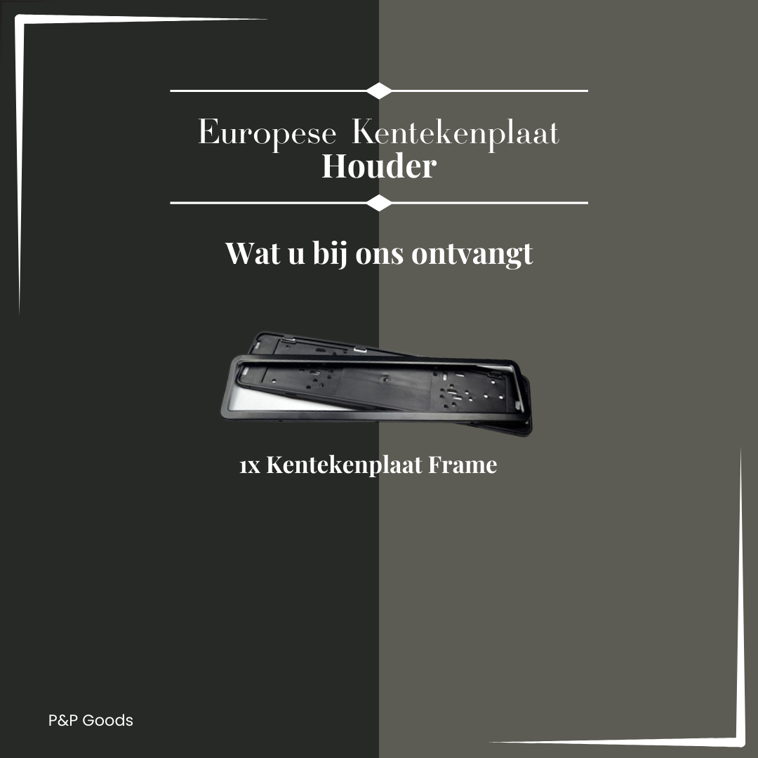 Europese Kentekenplaat Houder