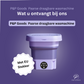 Mini Wasmachine Paars