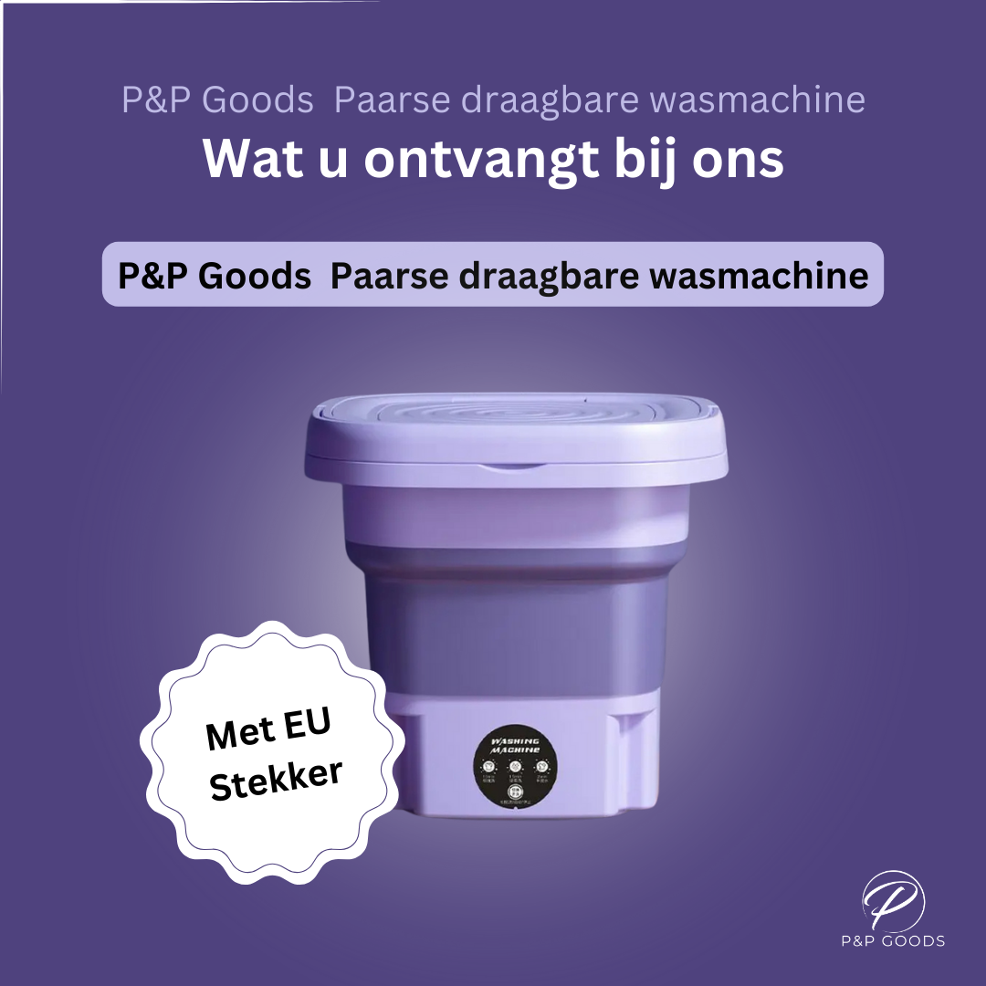 Mini Wasmachine Paars