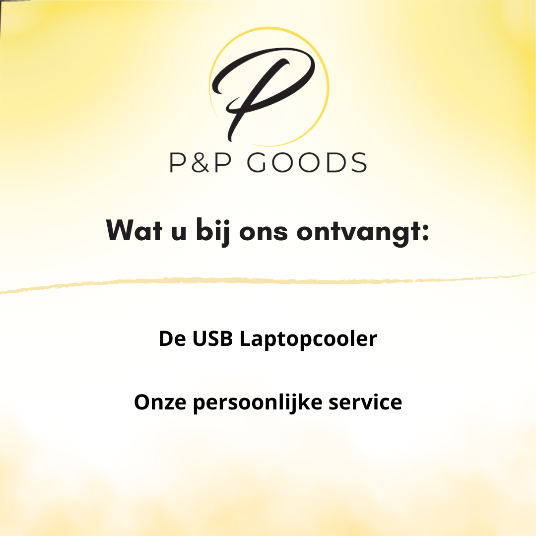 P&P Goods Laptop Cooler – Laptop Cooling Pad – Laptop Cooling Stand – Voor 12 tot 17 Inch Laptops – 2 Ventilatoren – 4 Standen Verstelbaar - Geruisloos – Tegen Oververhitting – Zwart