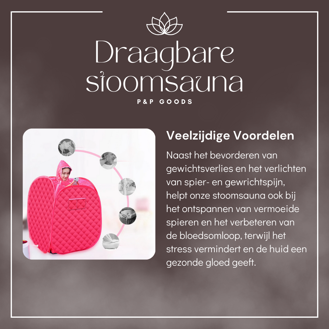 Draagbare Stoom Sauna